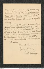 Nachlass Franz Steindachner, Brief von W. J. Ansorge an Franz Steindachner (22.03.1912), Inv.Nr. 12.03, Seite 4